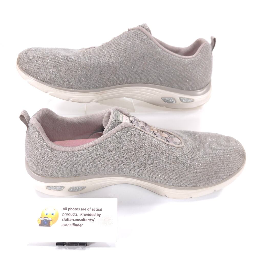 Skechers Empire D Lux Slip On Athletic Running Shoe Womens Size 11 12822 Toupe - Picture 4 of 9